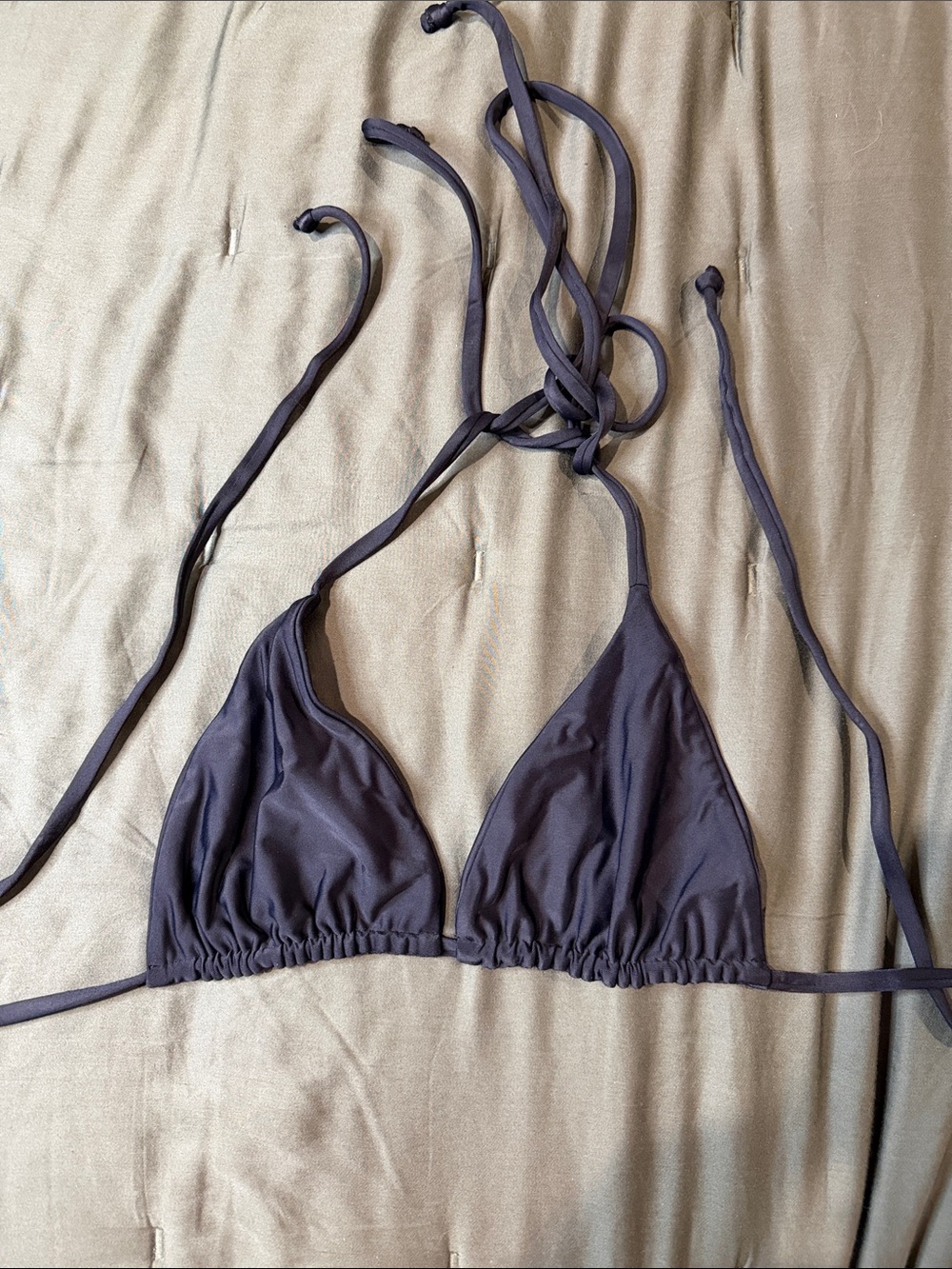 moana bikini BlackTriangle String Bikini Top